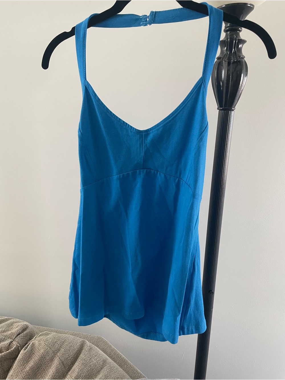 VENUS Blue V-Neck Cami Tank Top